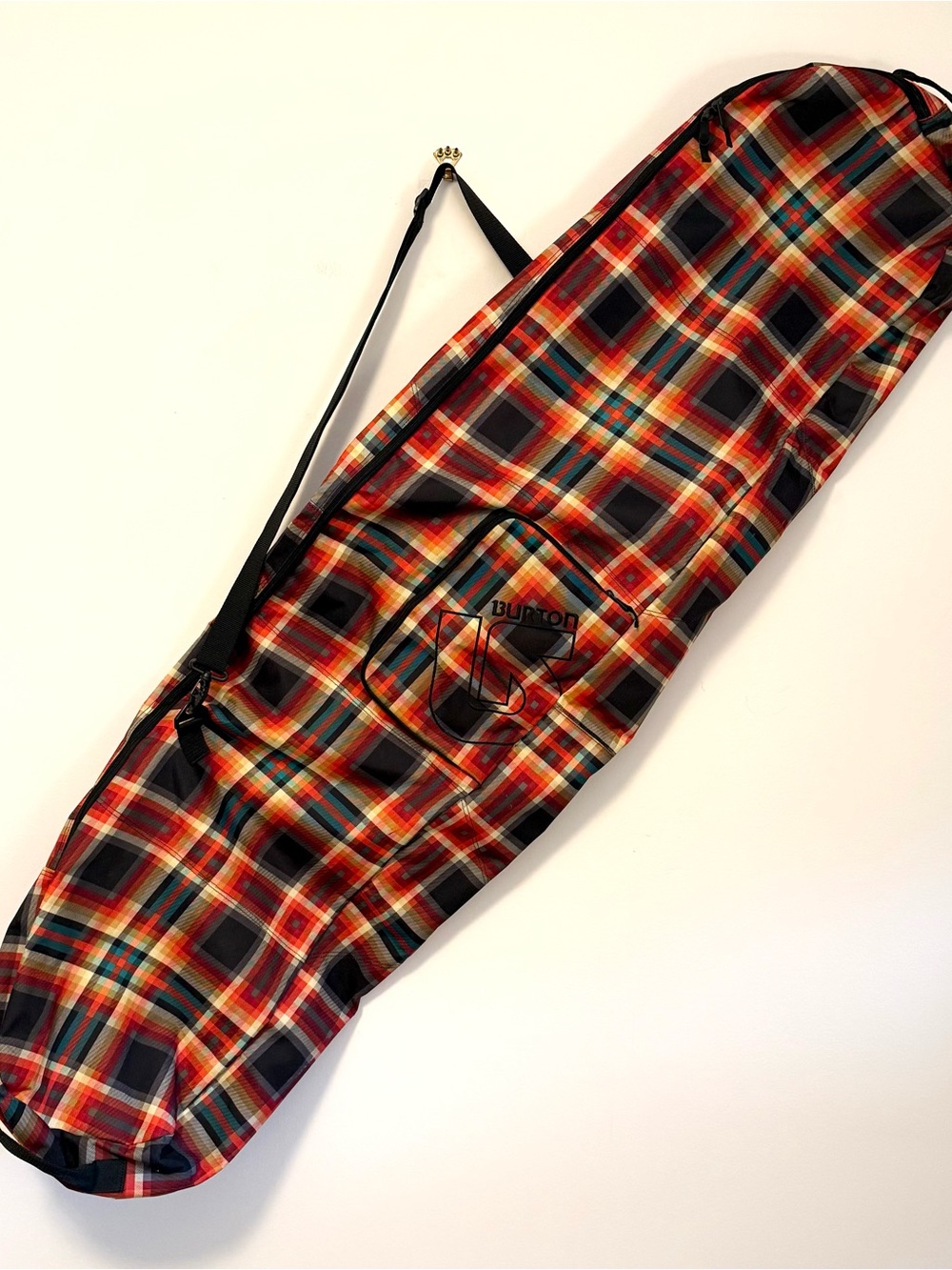 Burton Space Sack 166cm Plaid Unpadded Travel Snowboard Bag